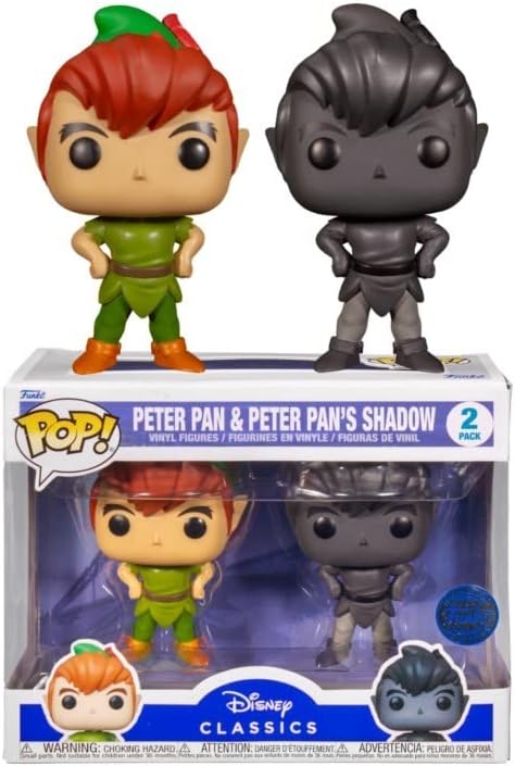 Funko Pop! Disney - Peter Pan & Shadow 2-Pack Vinyl Figure (62340)