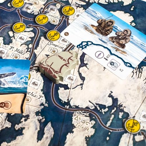 2Tomatoes Games Through Ice and Snow Arctic Exploration Board Game 13