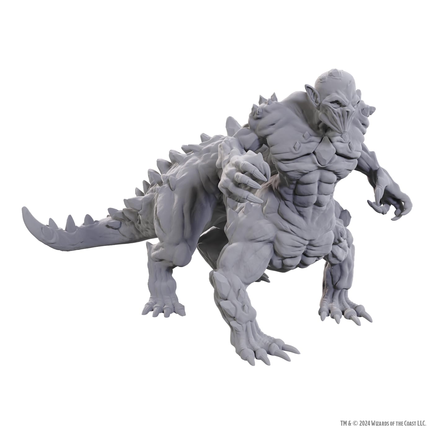 WizKids Nolzur's Marvelous Miniatures - Gem Stalker Unpainted Figure | Plastic | Green