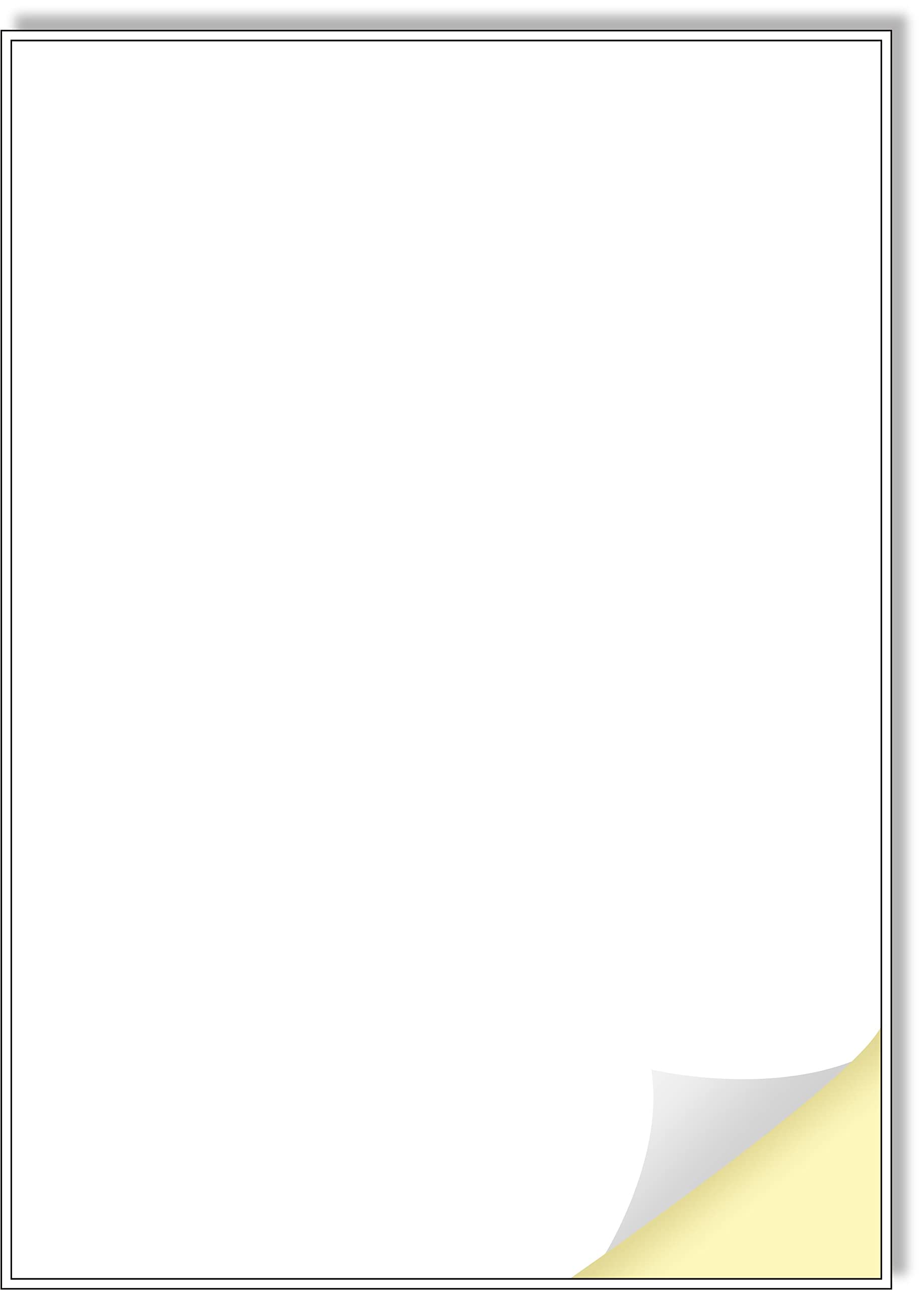 Creavvee Printable White Sticker Paper Labels - 1 Label per Sheet, 20 A4 Sheets, Matte Finish