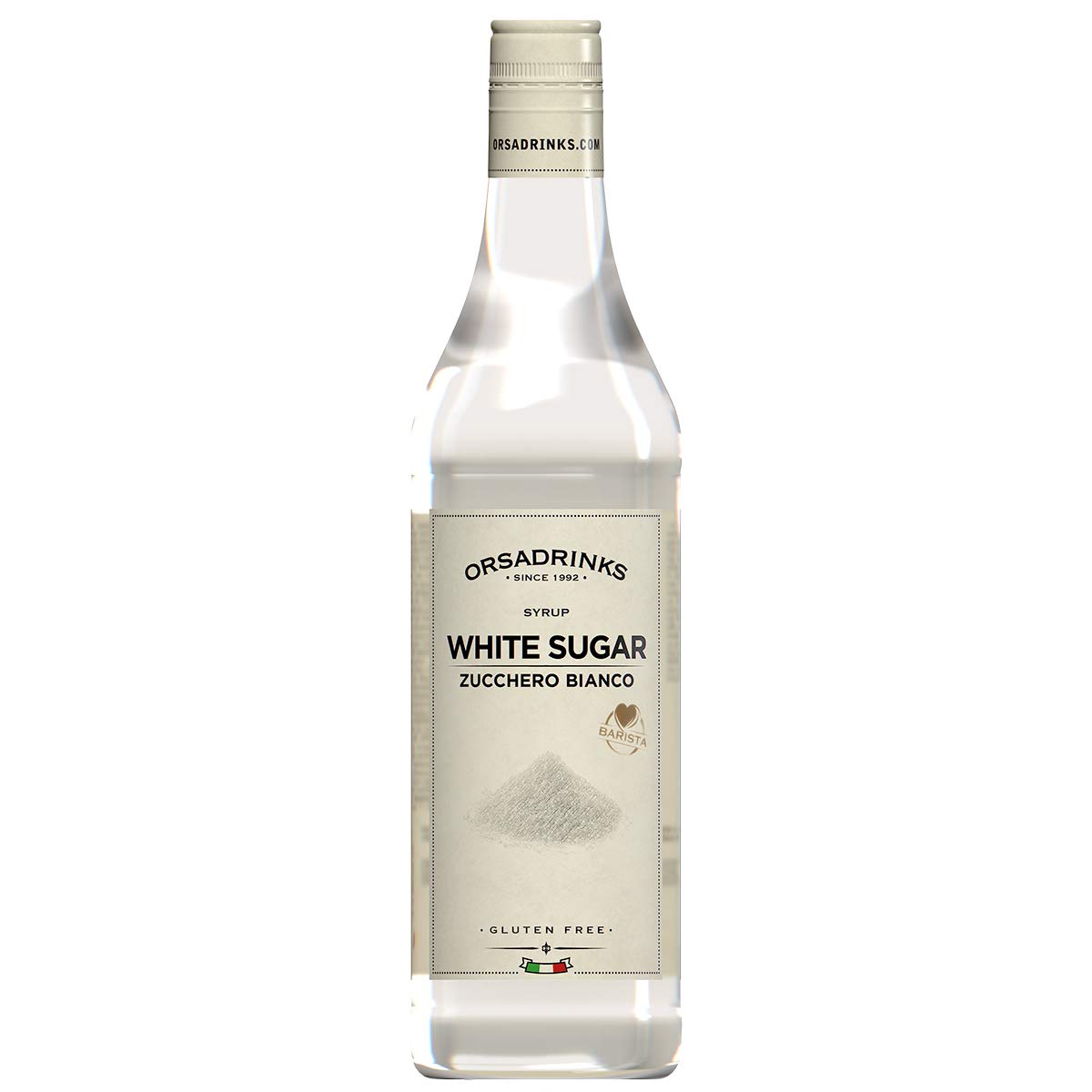 ODK White Sugar Syrup - Premium Beverage Syrup for Cocktails, Coffee, Iced Tea, Baking & Cooking
