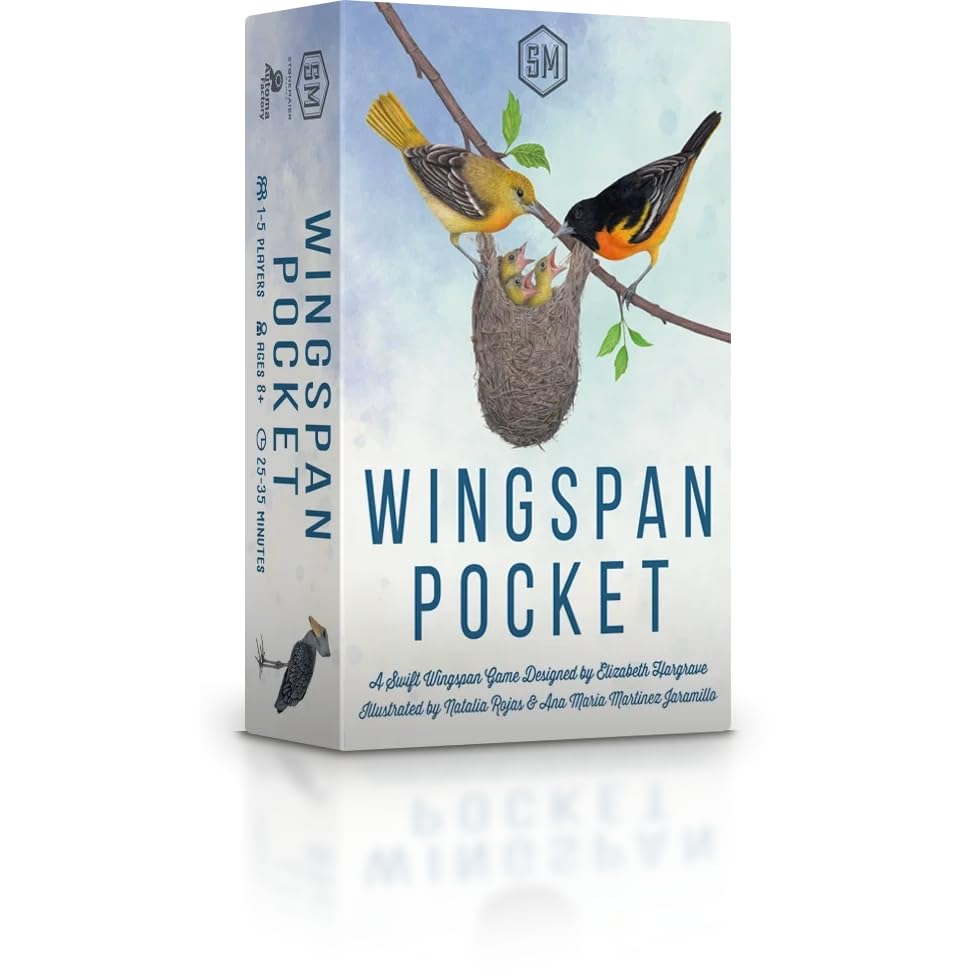 Stonemaier Games Wingspan Pocket - Travel-Friendly Strategic Card Game | Ages 8+ | 30 Min Playtime | 1-5 Players