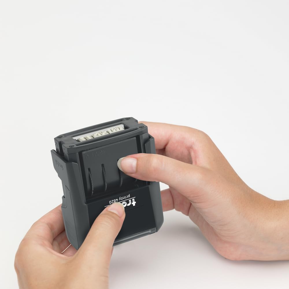 Trodat Printy 4820 Self Inking Date Stamp - Day Month Year Format | 25 x 4 mm Impression 4