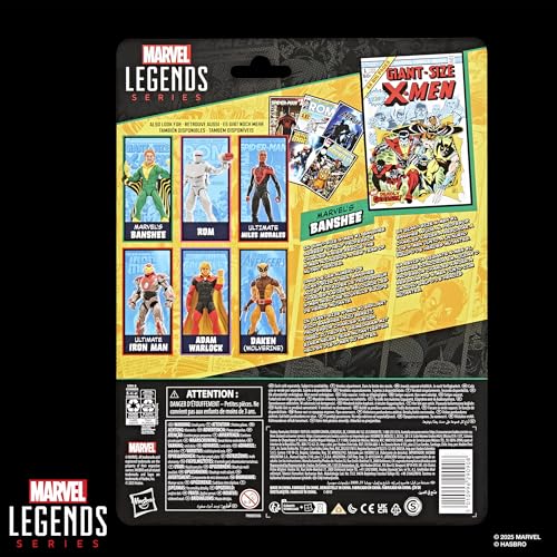 Marvel Legends Series Banshee Action Figure - 6-Inch Collectible with Articulation & Accessories 21