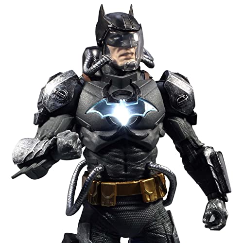 McFarlane Batman Hazmat Suit 7-Inch Action Figure with Light-Up Logo (TM15169)