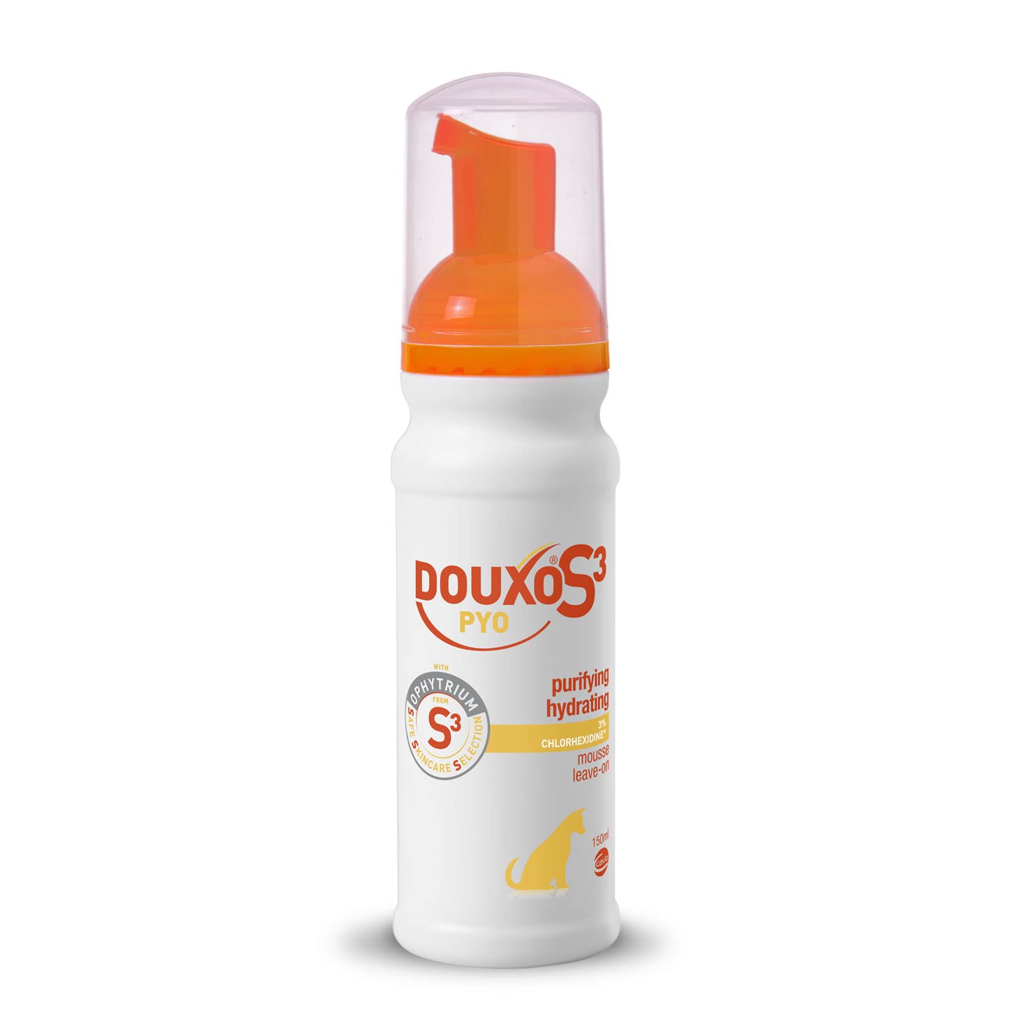 Douxo S3 PYO Antibacterial & Anti-Yeast Dog Mousse - Leave-On Waterless Formula | 150 ml 1