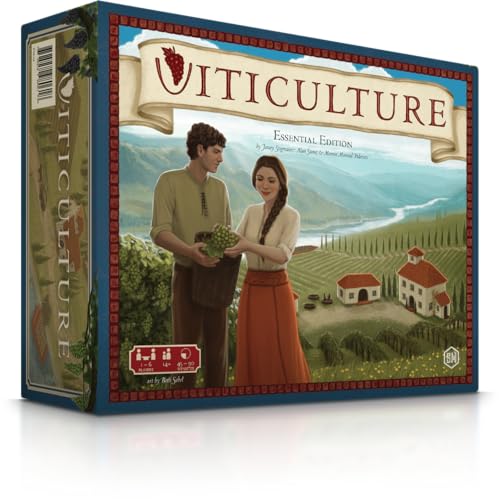 Stonemaier Games Viticulture Essential Edition - 1-6 Player Strategy Board Game (STM105)