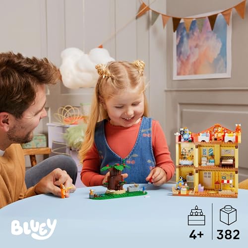 LEGO Bluey: Bluey's Family House Toy - 382-Piece Building Set for Ages 4+ 8