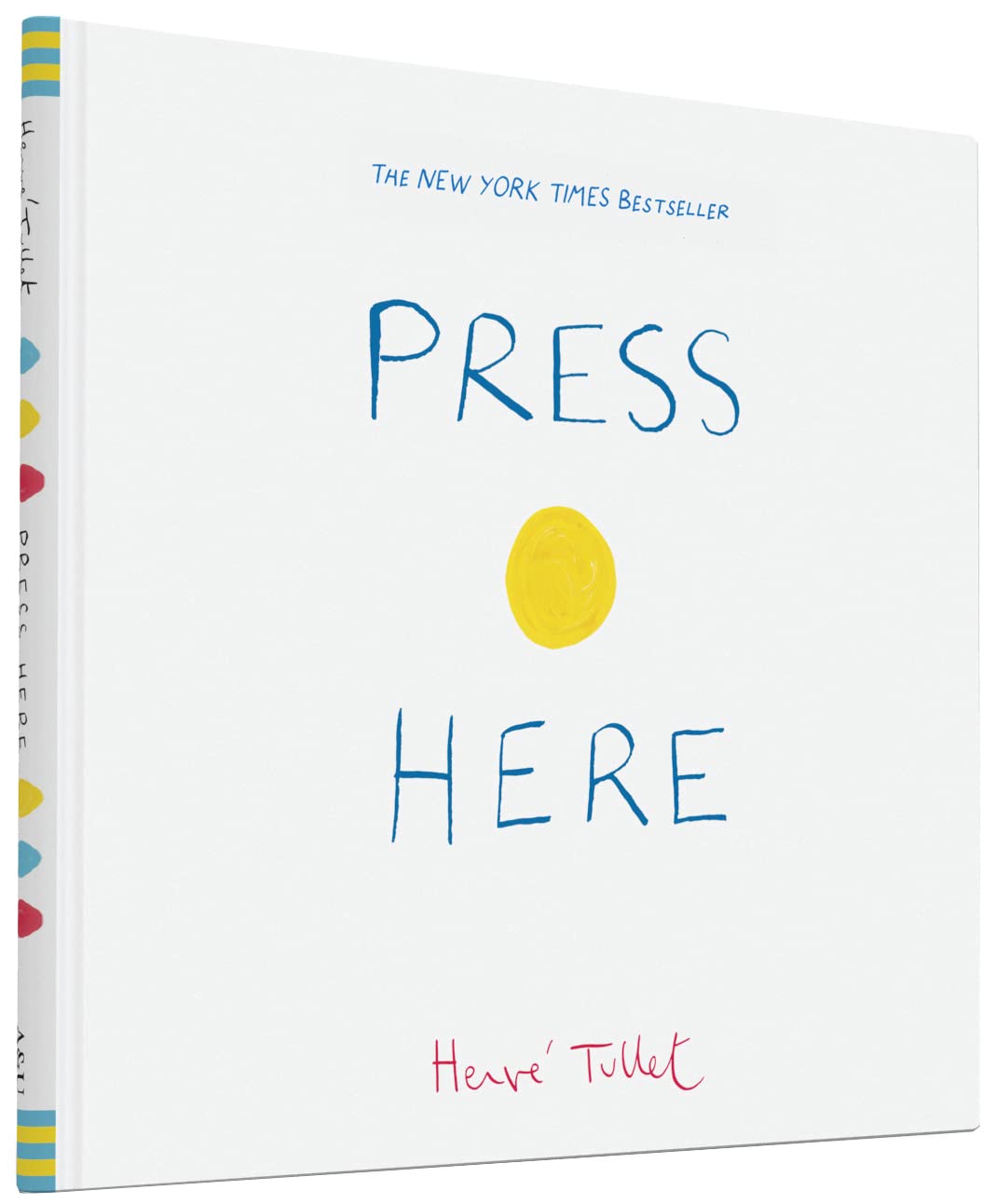 Chronicle Books Press Here - Interactive Picture Book for Ages 2-4 | 56 Pages | English