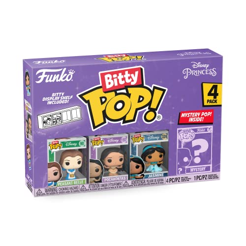 Funko Disney Princess Bitty Pop! Mini Collectible Figures 4-Pack (73028)