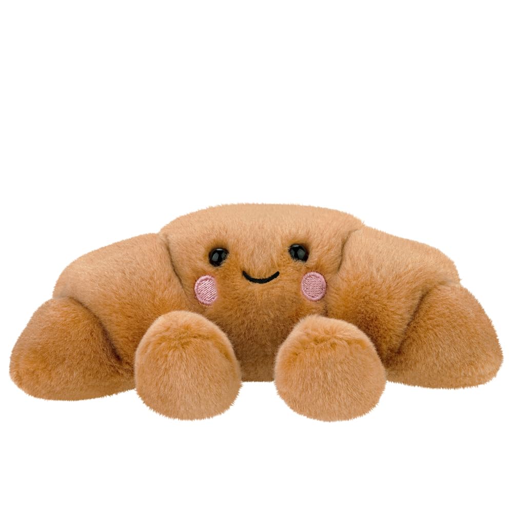 AURORA Palm Pals Colette Croissant Soft Toy - 13cm, Beige, Suitable from Birth