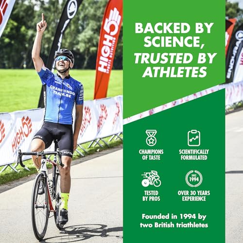 HIGH5 Energy Gels - Apple Flavour Quick Release Carbohydrate Gels for Endurance Sports