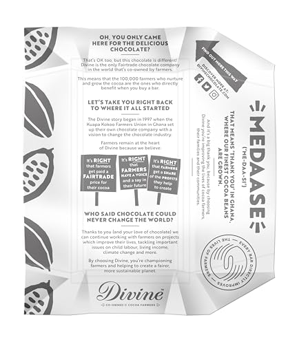 Divine - 60% Dark Chocolate with Pink Himalayan Salt (90 g) 7