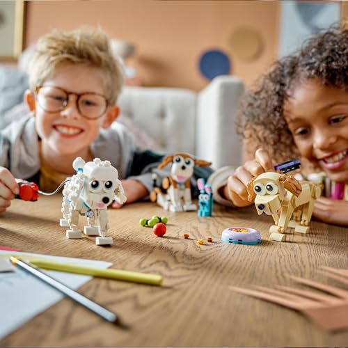 LEGO Creator 3 in 1 Adorable Dogs Building Set - 7 Breed Figures for Kids 7+ 10