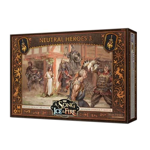 CMON A Song of Ice and Fire Tabletop Miniatures Game Neutral Heroes III Box Set (CMNSIF515)