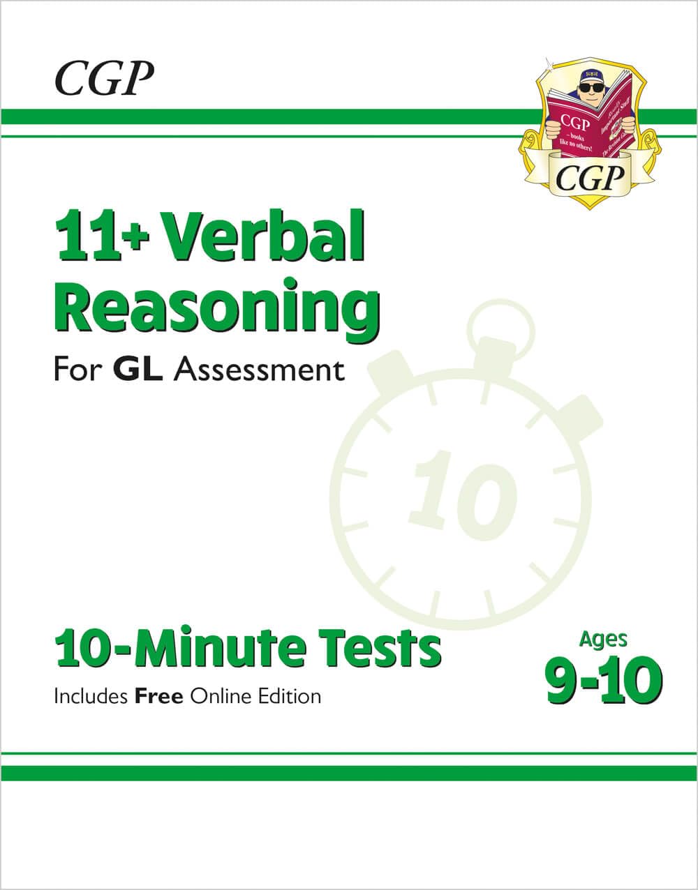CGP 11+ GL 10-Minute Tests: Verbal Reasoning - Ages 9-10 (with Online Edition) | Paperback | 114 Pages