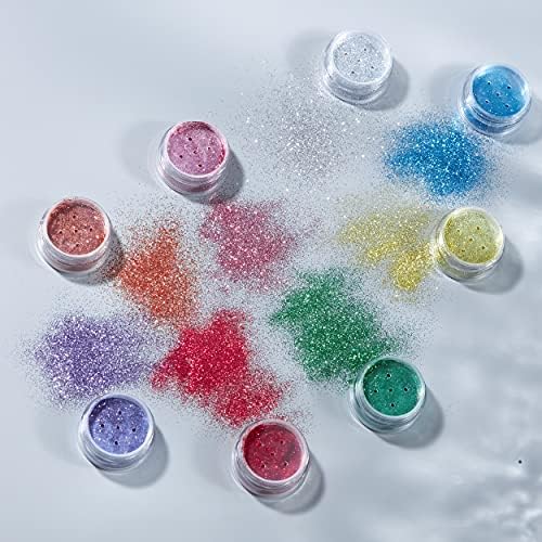 Moon Glitter - Holographic Glitter Shaker (5g) - Pink Cosmetic Grade Loose Glitter for Face, Body, Hair, Nails 11