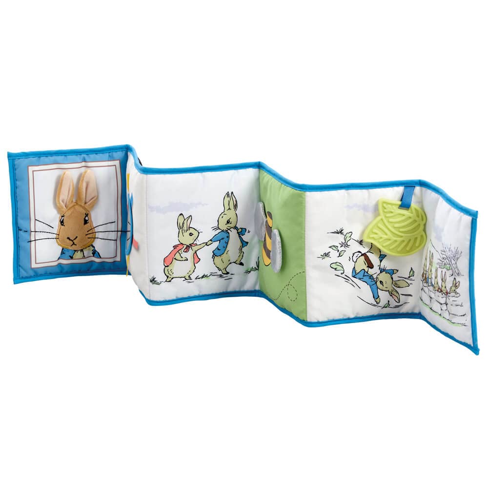 Rainbow Designs Peter Rabbit Unfold & Discover - Interactive Developmental Baby Toy | Fabric 4