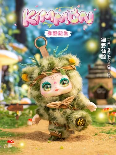 Kimmon Spring New Growth Chibi Anime Poseable Plush Doll - Blind Box Collectible with Keychain 17