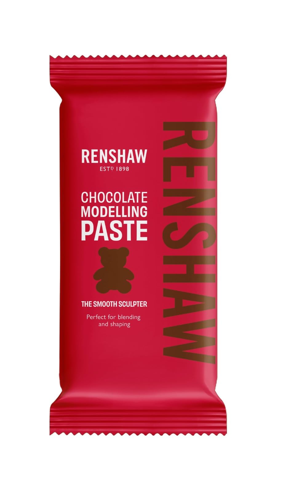Renshaw Chocolate Modelling Paste - Sets Firm, Holds Shape | 250 g 1