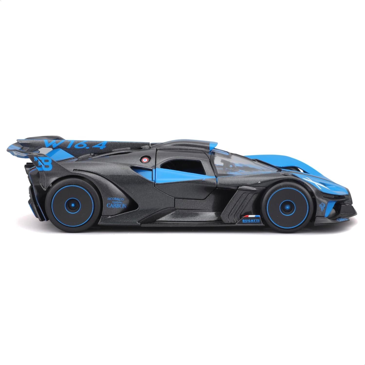 Maisto Bugatti Bolide 1:24 Scale Die-Cast Model Car - Blue | Opening Doors | Working Steering & Suspension 9