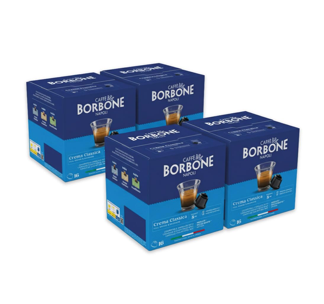 Caffè Borbone Crema Classica -64 Nescafé Dolce Gusto Compatible Coffee Capsules