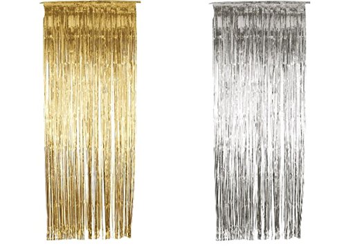 Smiffys Metallic Gold Shimmer Curtain Party Decor (34122)