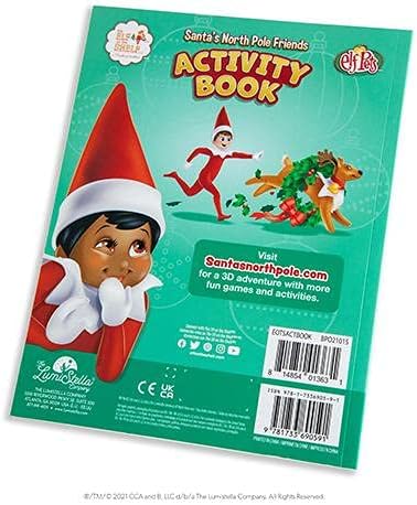 The Elf on the Shelf Santa's North Pole Friends - Activity Book with Over 100 Pages & Stickers 3
