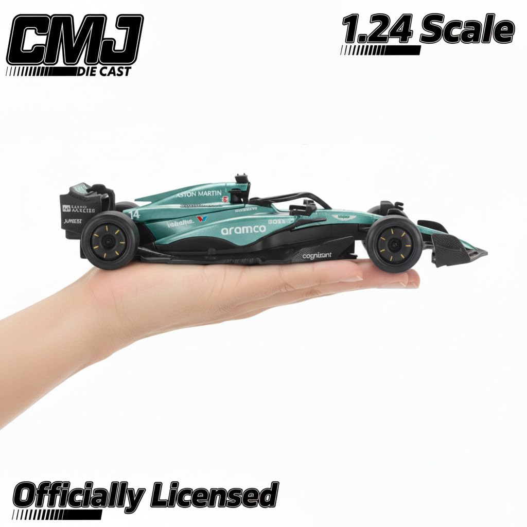 Aston Martin AMR24 F1 1:24 Scale Die-Cast Model Car - Officially Licensed Metal Display Model 9