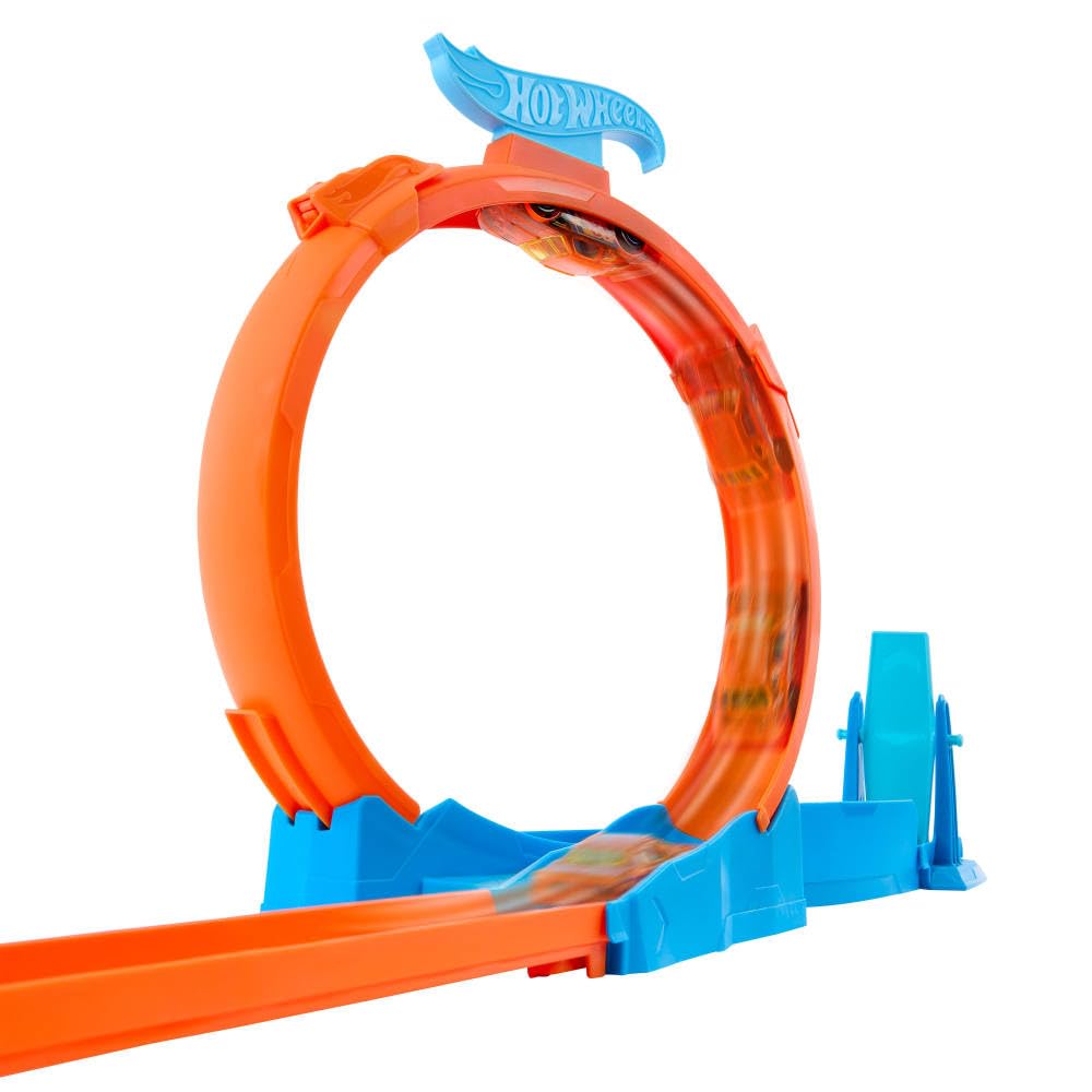 Hot Wheels Triple Loop Pack Track Set with 1:64 Scale Vehicle | Ages 4-84 | Model JDW39 3