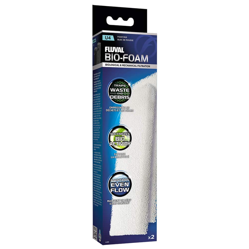 Fluval U4 Internal Filter Foam Pad for Freshwater, Marine, or Reptile Tanks | Model A488 1