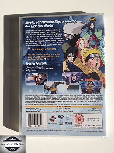 Naruto The Movie: Ninja Clash in the Land of Snow (2007) - DVD (5022366505949)