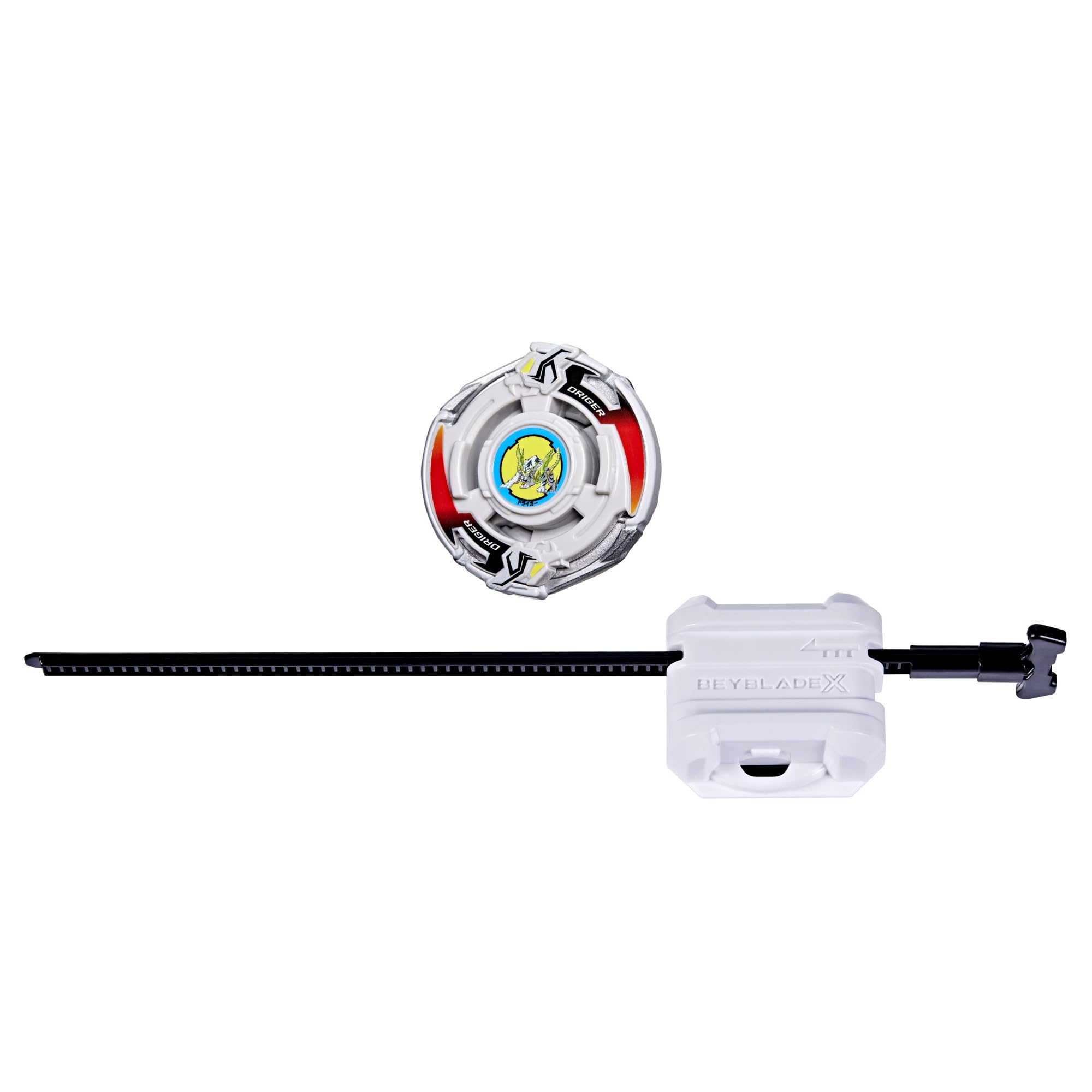Hasbro Beyblade X X-Over Project Driger Slash 4-80P Starter Pack Top and Launcher | Balance Type
