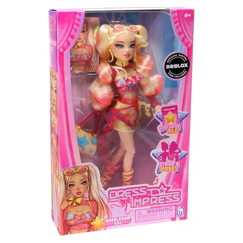 PhatMojo Dress To Impress Bubblegum Gal Fashion Doll - 11.5 Inch, Fully Articulated 2
