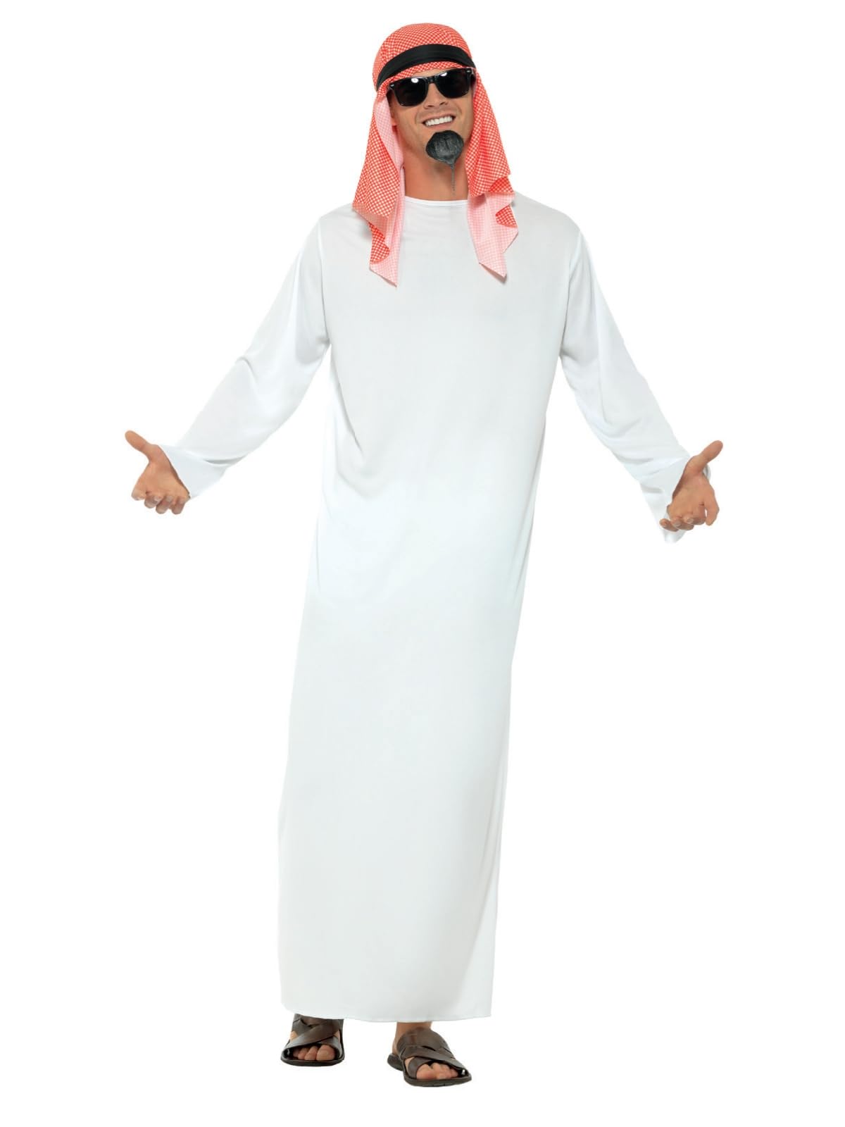 Smiffys Sheikh Costume - Adult Fancy Dress for Role Play
