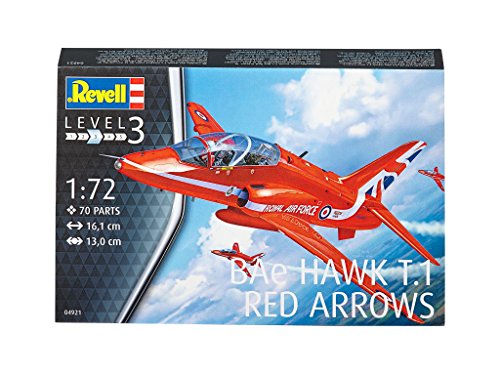 Revell 1:72 Scale BAE Hawk T.1 Red Arrows Plastic Model Kit RV04921