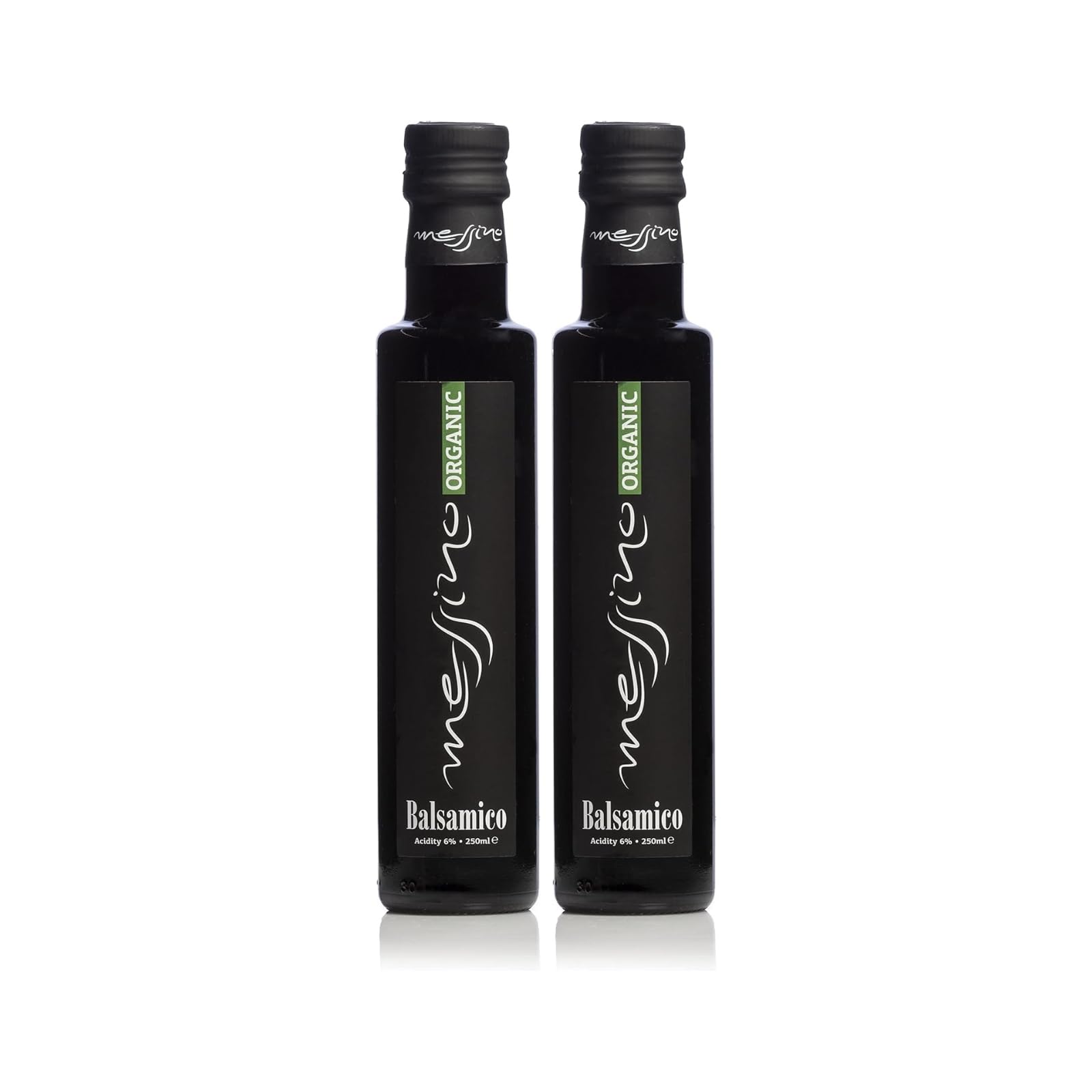 messino Organic Balsamic Vinegar from Greece - 2 x 250ml Bottles (500ml Total)