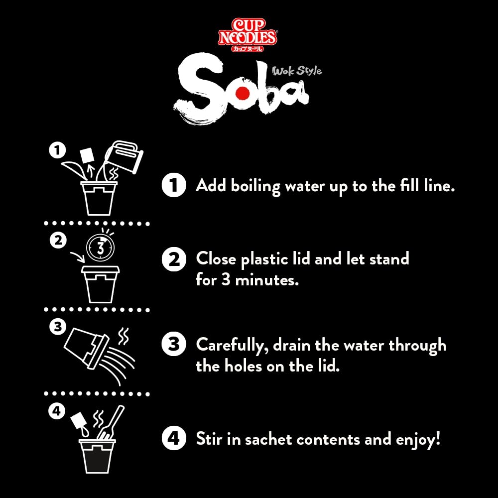 NISSIN Soba Wok Style Classic Flavoured Instant Noodles, 90 g 10