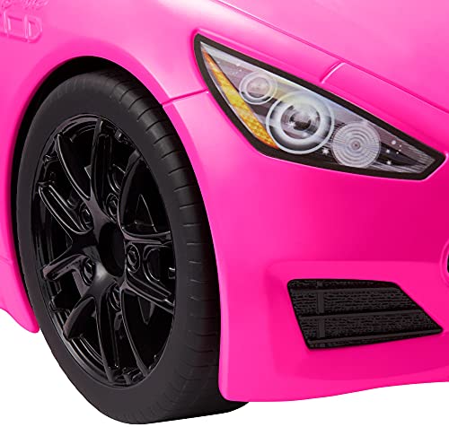 Barbie HBT92 Convertible Vehicle - Sporty Pink Car with Realistic Details for Kids 6