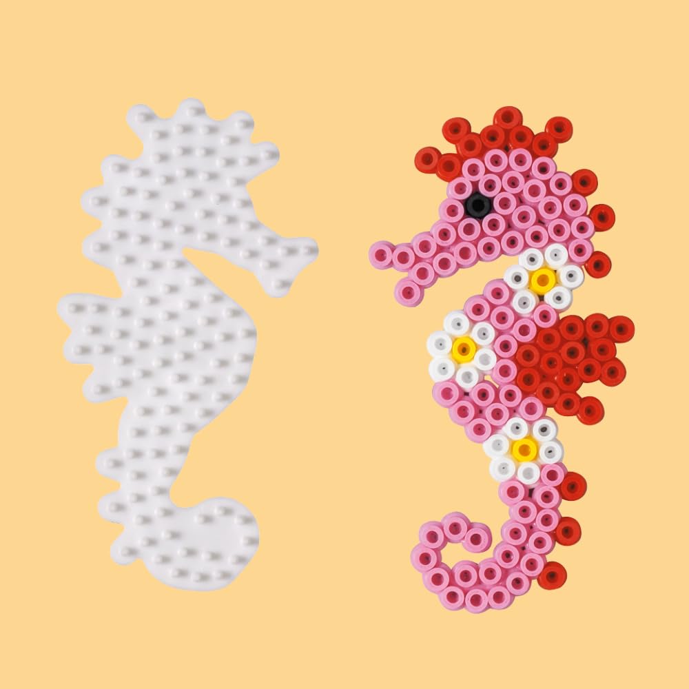 Hama Midi Beads Bucket - 10,000 Fuse Beads Craft Kit for Creative Children 5+