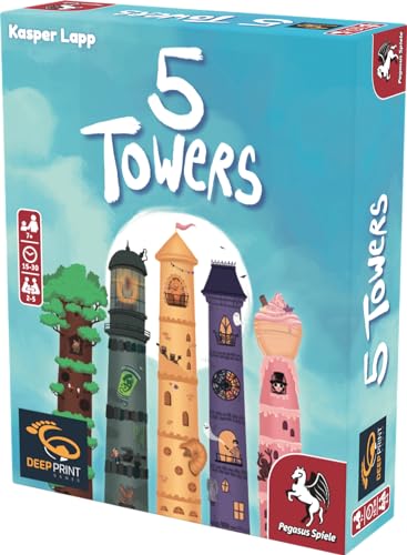 Pegasus Spiele 5 Towers Card Game (57814E)