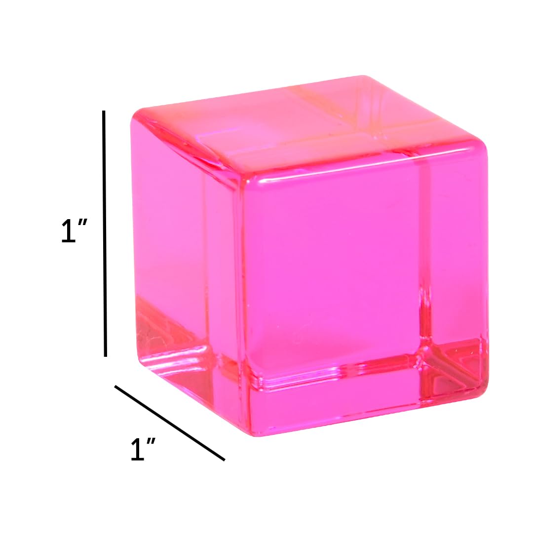 tickit Gem Cubes - Rainbow Acrylic Building and Stacking Toy | Set of 10 | Ages 3+ 3