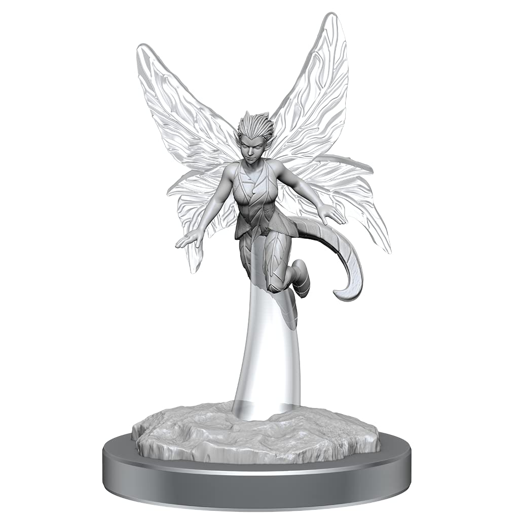 WizKids Critical Role Unpatined Miniatures - Wisher Pixies (6 Pack) | Unpainted Plastic Resin 1