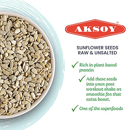 AKSOY Raw Sunflower Seed Kernels (No Shell) | 1100g | Antioxidant Rich Superfood 2