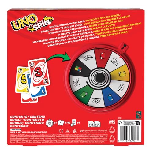 Mattel UNO Spin Card Game