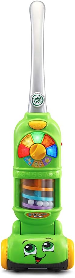 LeapFrog Pick Up & Count Vacuum – Pädagogisches Rollenspielspielzeug mit Lichtern und Geräuschen für Kinder im Alter von 2–5 Jahren