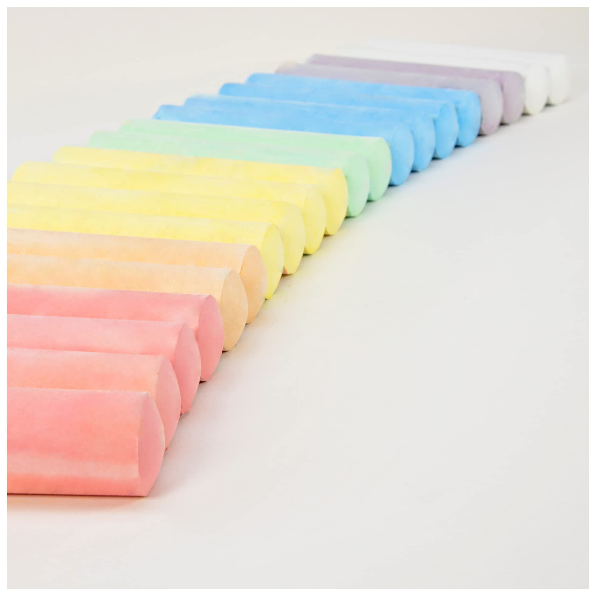 Galt 20 Giant Chalks - Extra Large Chunky Pavement Chalks for Kids Ages 3+ | Washable & Portable 6