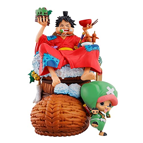 Megahouse Petitrama DX One Piece - Logbox Re Birth Vol. 1 - Monkey D. Luffy & Tony Tony Chopper Statuette (MGH51735)