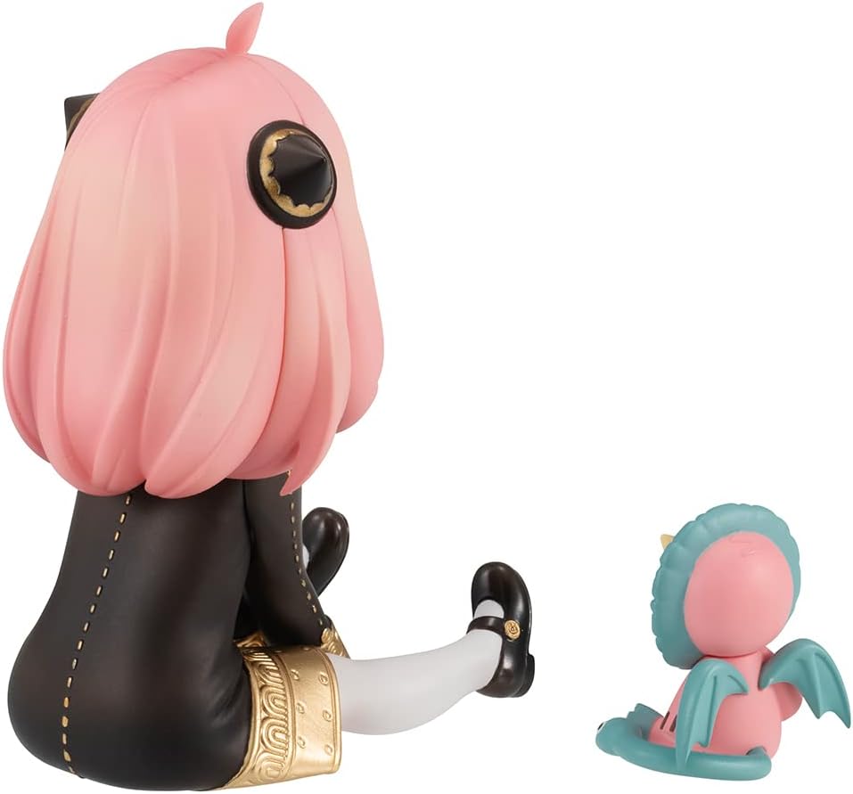 MegaHouse Gem Series Spy x Family Anya Forger Palm PVC Figure - Chibi Collectible with Plushie Chimera