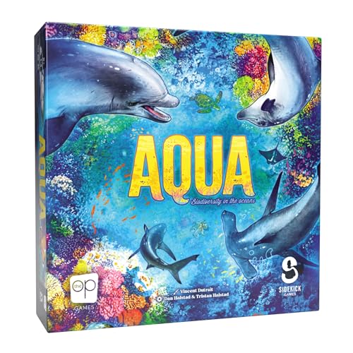 USAopoly Aqua Board Game | Strategy Game for Adults and Families (HB000-805-002400-04)